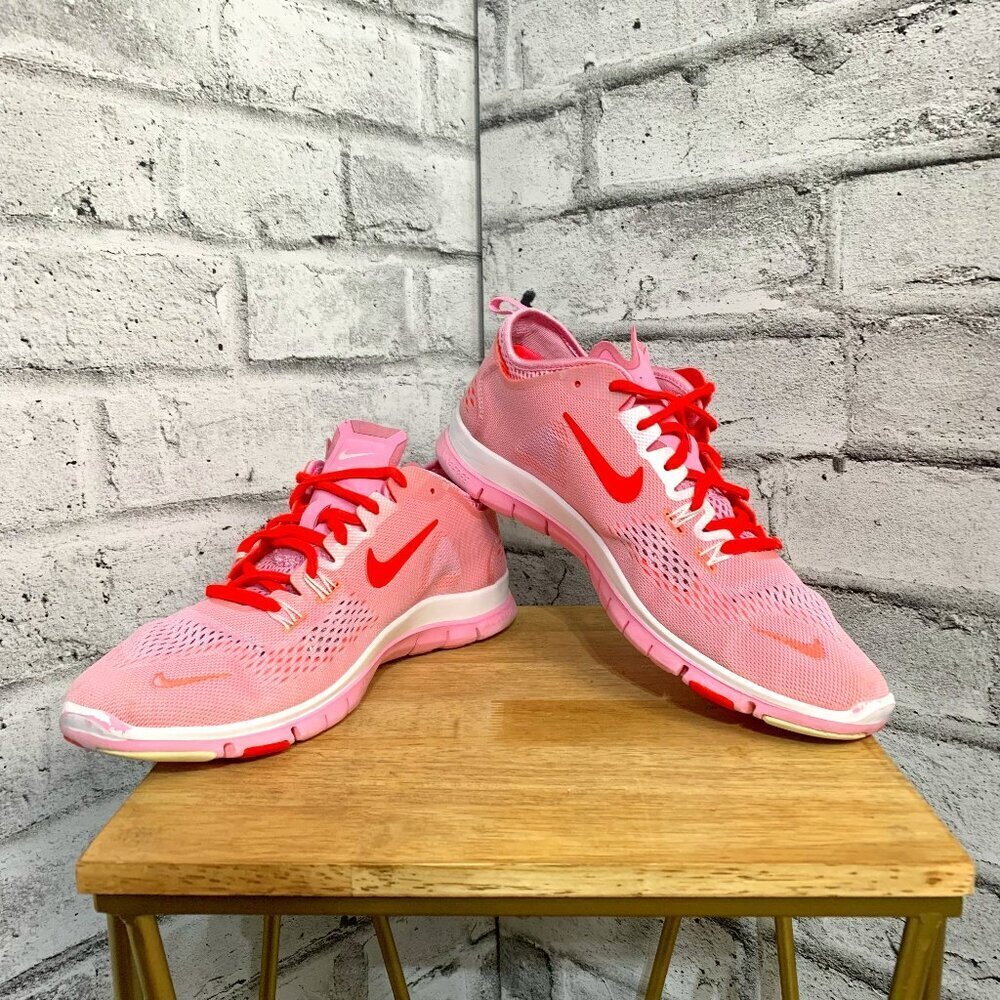 Nike Free TR Fit 4 Sneakers Pink Running Cross Trainer Fitness Active